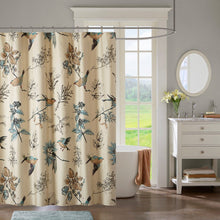 Load image into Gallery viewer, Madison Park Quincy Printed Cotton Shower Curtain -72X72" MP70-4246 By Olliix
