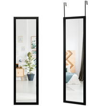 Load image into Gallery viewer, Full Length Wall Mounted Mirror with PS Frame and Explosion-proof Film-Black