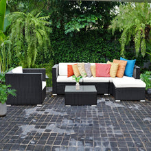 Load image into Gallery viewer, 6 pcs Patio Rattan Furniture Set