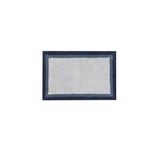 Load image into Gallery viewer, Madison Park Amherst 100% Cotton Tufted Bath Rug- Navy MP72-6204 By Olliix