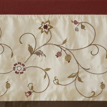Load image into Gallery viewer, Madison Park Serene Embroidered Window Valance -50X18" MP41-1532 By Olliix