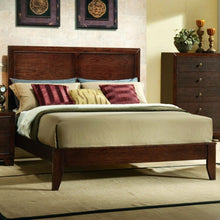 Load image into Gallery viewer, Home Bed Frame with Platform Wood Slats Tall Headboard-King Size
