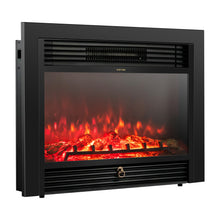 Load image into Gallery viewer, 28.5 Inch 750W/1500W Electric Fireplace insert with Adjustable Flame Color and Timer