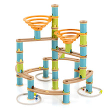 Load image into Gallery viewer, 162 Pieces Bamboo Marble Run Educational Learning Toy Set