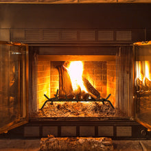 Load image into Gallery viewer, 31/25/18 Inch Fireplace Grate for Outdoor Fire Pit-L