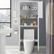 Load image into Gallery viewer, Over The Toilet Bathroom Storage Space Saver with Shelf