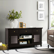 Load image into Gallery viewer, TV Stand Media Console with Drawers Cabinets-Brown
