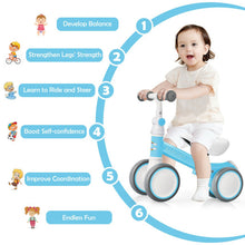 Load image into Gallery viewer, Baby Balance Bike with Adjustable seat and Handlebar for 6 - 24 Months-Blue