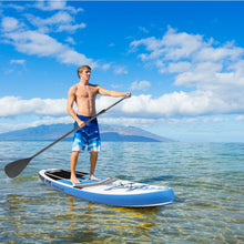 Load image into Gallery viewer, 10.5 Feet Inflatable Stand Up Paddle Board with Carrying Bag and Aluminum Paddle-M