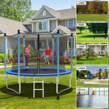 Load image into Gallery viewer, Outdoor Trampoline with Safety Closure Net-15 ft