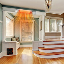 Load image into Gallery viewer, 1500W Indoorand Outdoor Electric Heater with 2 Power Settings -Silver