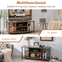 Load image into Gallery viewer, Mid-Century TV stand Media Console Table with Adjustable Shelf