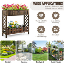Load image into Gallery viewer, 2-Tier Wood Raised Garden Bed for Vegetable and Fruit