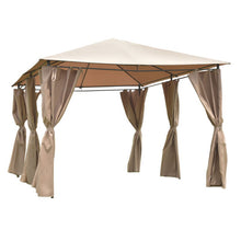 Load image into Gallery viewer, Outdoor 10' x 13' Gazebo Canopy Tent Shelter-Coffee
