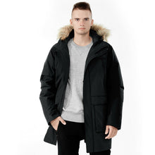 Load image into Gallery viewer, Men's Hooded Insulated Winter Puffer Parka Coat-Black-XXL