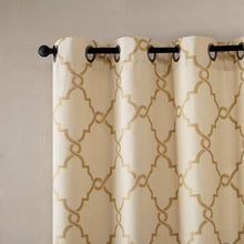 Load image into Gallery viewer, Madison Park Fretwork Print Window Curtain -84" Panel MP40-3598 By Olliix