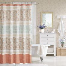 Load image into Gallery viewer, Madison Park Dawn Cotton Shower Curtain -72X72" MP70-3038 By Olliix