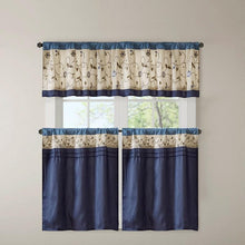 Load image into Gallery viewer, Madison Park Serene Embroidered Window Valance -50X18" MP41-4210 By Olliix