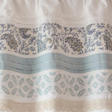 Load image into Gallery viewer, Madison Park Printed And Pieced Rod Pocket Valance -50X18" MP41-4293 By Olliix