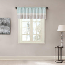 Load image into Gallery viewer, Madison Park Amherst Polyoni Pintuck Valance -50X18" MP41-4378 By Olliix