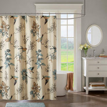 Load image into Gallery viewer, Madison Park Quincy Printed Cotton Shower Curtain -72X72" MP70-4246 By Olliix