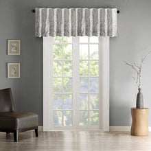 Load image into Gallery viewer, Madison Park Faux Silk Embroidered Window Valance -50X18" MP41-4569 By Olliix
