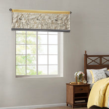 Load image into Gallery viewer, Madison Park Serene Embroidered Window Valance - 50X18" MP41-5479 By Olliix