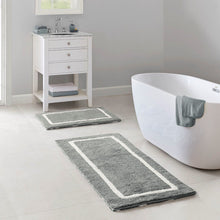 Load image into Gallery viewer, Madison Park Bittman Reversible High Pile Tufted Microfiber Bath Rug - 24X60" MP72-5666