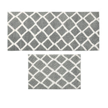 Load image into Gallery viewer, Madison Park Bittman Reversible High Pile Tufted Microfiber Bath Rug - 24X60" MP72-5666