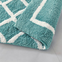 Load image into Gallery viewer, Madison Park Bittman Reversible High Pile Tufted Microfiber Bath Rug - 21X34" MP72-5667