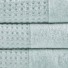 Load image into Gallery viewer, Madison Park Spa Waffle 6 Piece Waffle Cotton Jacquard Towels Set MP73-5912