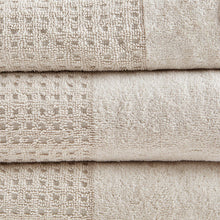 Load image into Gallery viewer, Madison Park Spa Waffle 6 Piece Waffle Cotton Jacquard Towels Set MP73-5914