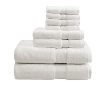 Load image into Gallery viewer, Madison Park Signature 800Gsm 100% Cotton 8 Piece Towel Set MPS73-189 By Olliix