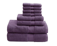 Load image into Gallery viewer, Madison Park Signature 800Gsm 100% Cotton 8 Piece Towel Set MPS73-200 By Olliix