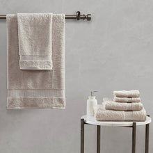 Load image into Gallery viewer, Madison Park Signature Luxor 100% Egyptian Cotton 6 Piece Towel Set MPS73-426