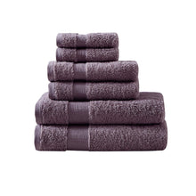 Load image into Gallery viewer, Madison Park Signature Luxor 100% Egyptian Cotton 6 Piece Towel Set MPS73-429