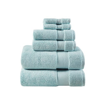 Load image into Gallery viewer, Madison Park Signature Splendor 1000Gsm 100% Cotton 6 Piece Towel Set MPS73-433