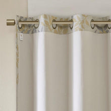 Load image into Gallery viewer, Julie Printed Botanical Blackout Window Panel (50x95) - Yellow SS40-0023 By Olliix