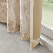 Load image into Gallery viewer, Sunsmart Victorio Printed Jacquard Grommet Top Total Blackout Curtain - 50X95" SS40-0091