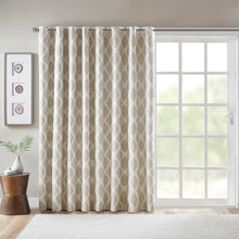 Load image into Gallery viewer, Sunsmart Blakesly Printed Ikat Blackout Patio Curtain - 100X84" SS40-0113