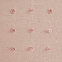 Load image into Gallery viewer, Urban Habitat Brooklyn Cotton Yarn Dyed Jacquard Pom Pom Shower Curtain - 70 X 72" UH70-2242