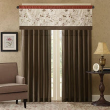 Load image into Gallery viewer, Madison Park Serene Embroidered Window Valance MP41-5471 By Olliix