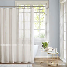 Load image into Gallery viewer, Madison Park Anna Sheer Shower Curtain MP70-5783 By Olliix