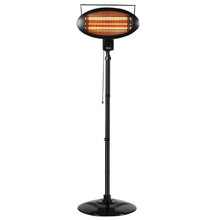 Load image into Gallery viewer, 1500 W Electric Patio Heater Freestanding Halogen Warmer