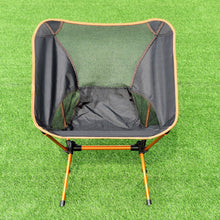 Load image into Gallery viewer, Outdoor Aluminum Hiking Camping Folding Chair w/ Bag-Orange