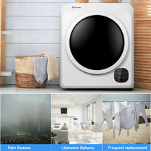 Load image into Gallery viewer, 1700W Electric Tumble Laundry Dryer with Steel Tub