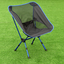 Load image into Gallery viewer, Outdoor Adjustable Folding Aluminum Camping Chair w/ Bag-Blue