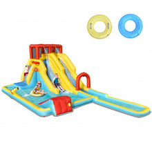 Load image into Gallery viewer, 7-in-1 Inflatable Dual Slide Water Park Bounce House Without Blower