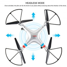 Load image into Gallery viewer, Syma X8HG 2.4Ghz 4CH 6-Axis Gyro RC Quadcopter Drone HD Camera RTF-silver