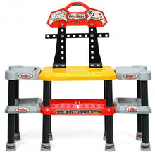 Load image into Gallery viewer, 121 Pcs Kids Pretend Workbench Construction Workshop Tool Play Set